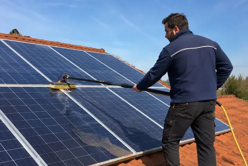 Nettoyage et entretien de panneaux solaires à Moussan